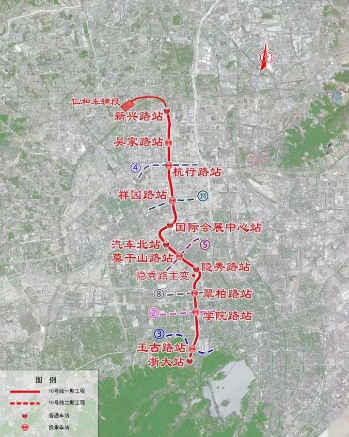 杭州地铁5号线线路图最新详解