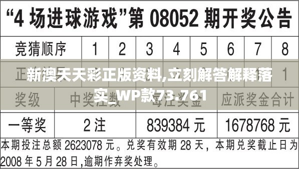 新澳天天开奖资料解析与落实——警惕违法犯罪风险